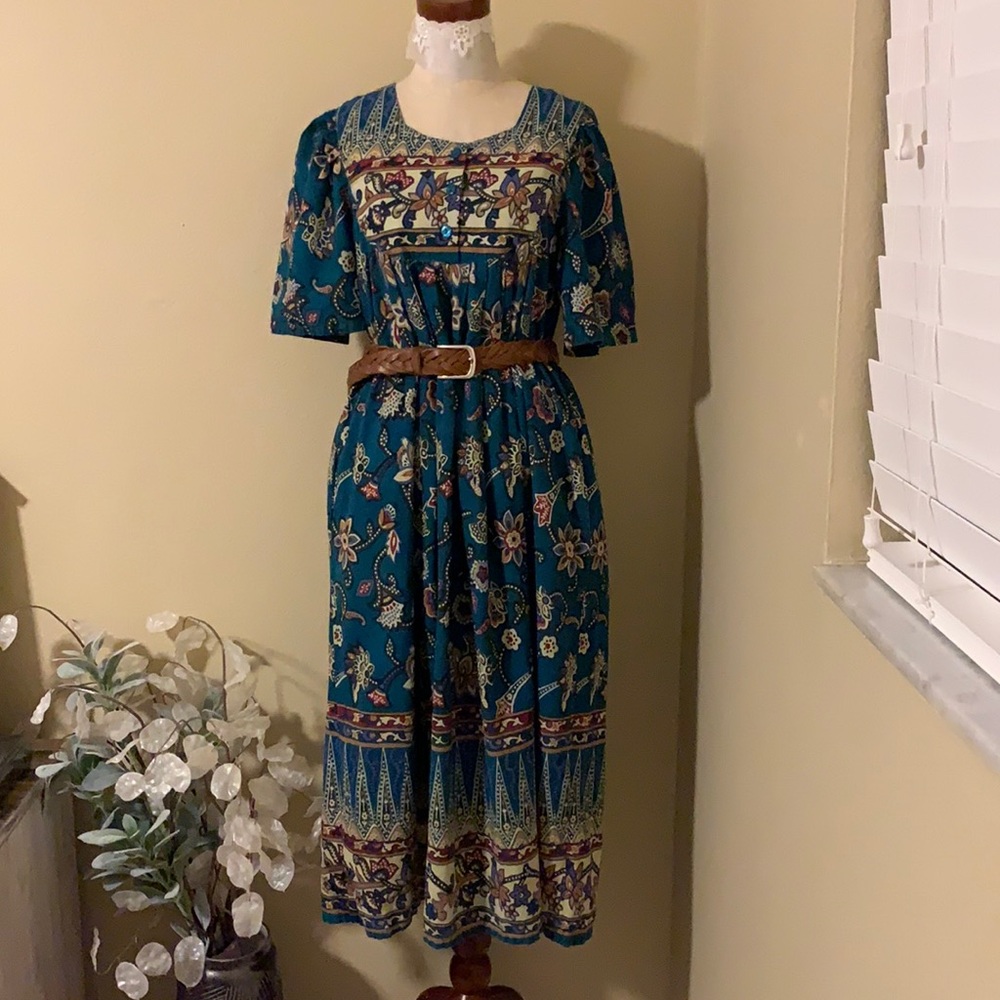 Boho midi dress